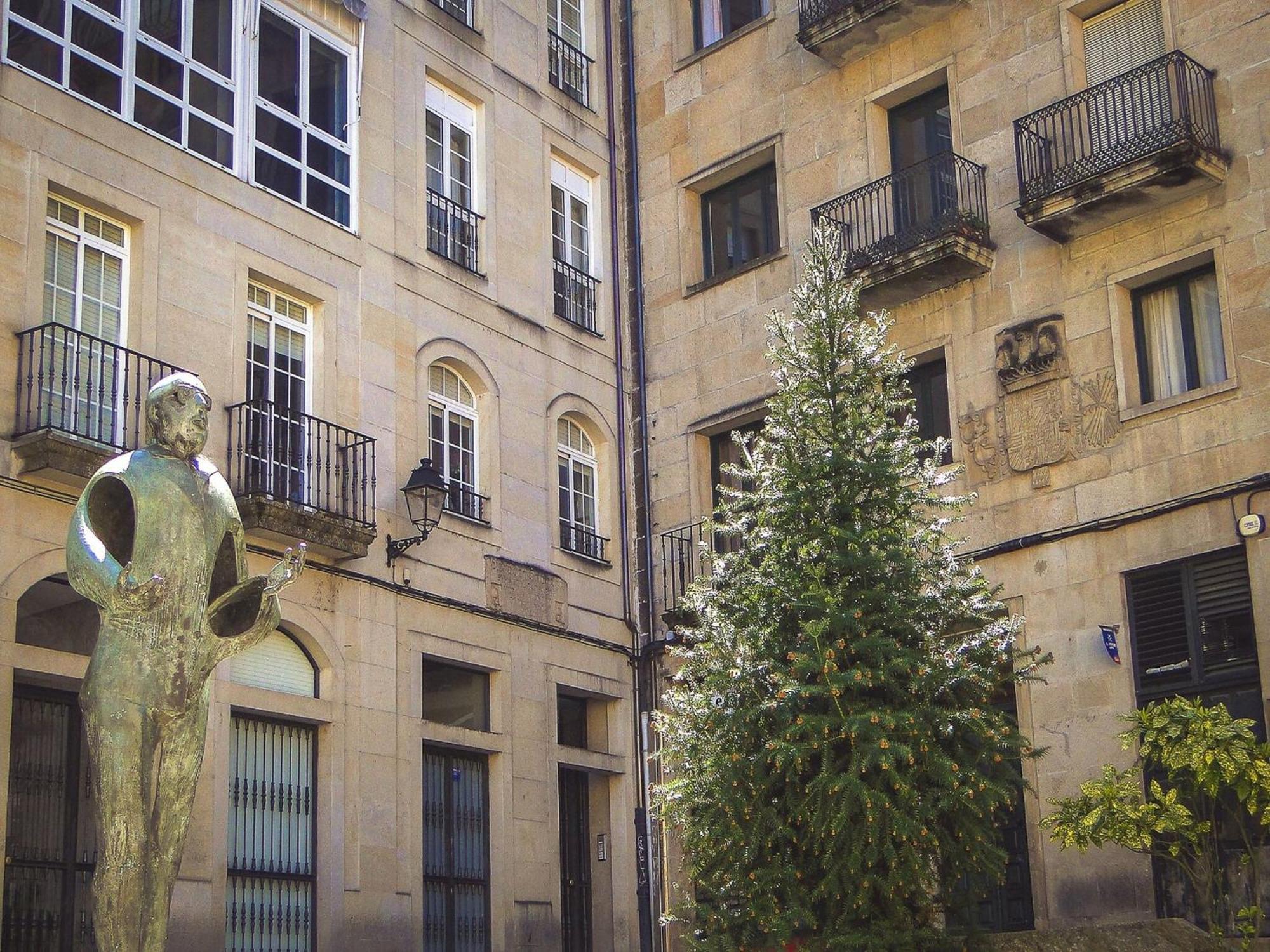 Charming Apartment In Ourense Overlooking The City Exteriör bild